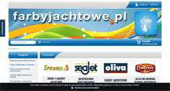 Desktop Screenshot of farbyjachtowe.pl