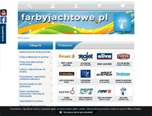 Tablet Screenshot of farbyjachtowe.pl